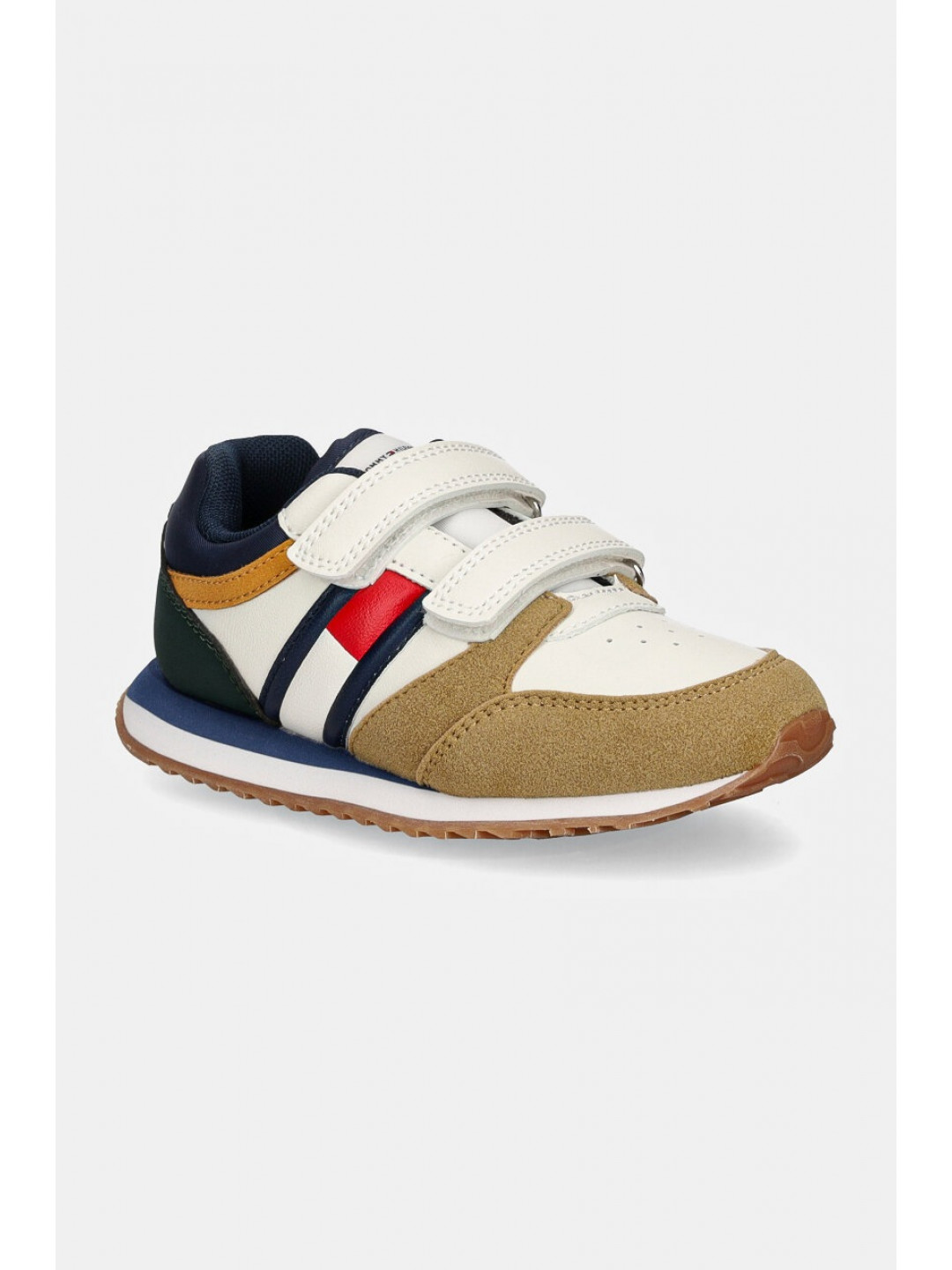 Sneakers boty Tommy Hilfiger hnědá barva T1B9-33661
